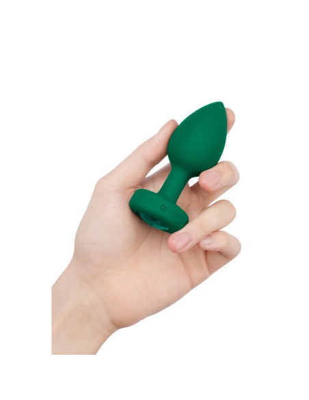 Plug Anal B-Vibe Vibrating Jewel Vert M/L