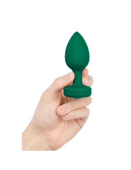 Plug Anal B-Vibe Vibrating Jewel Vert M/L