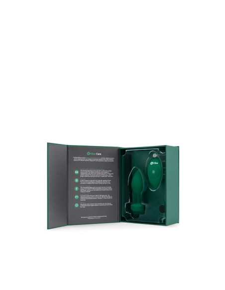 Plug Anal B-Vibe Vibrating Jewel Vert M/L