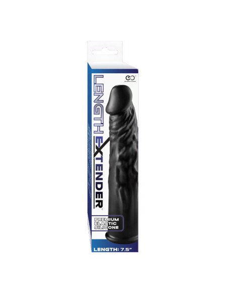 Manchon de pénis NMC Length extender Noir Ø 4,6 cm