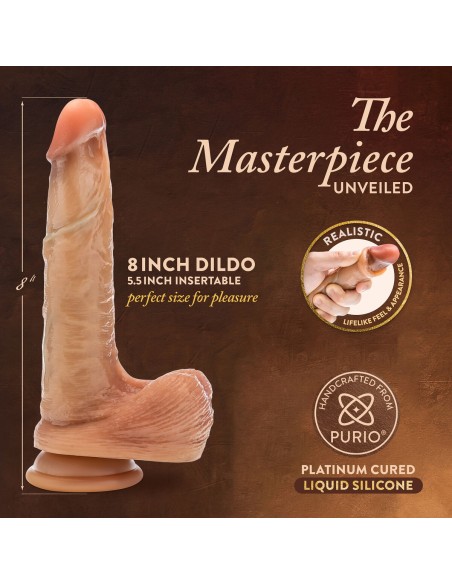 Gode réaliste Blush Renaissance Davinci Silicone (14 cm)