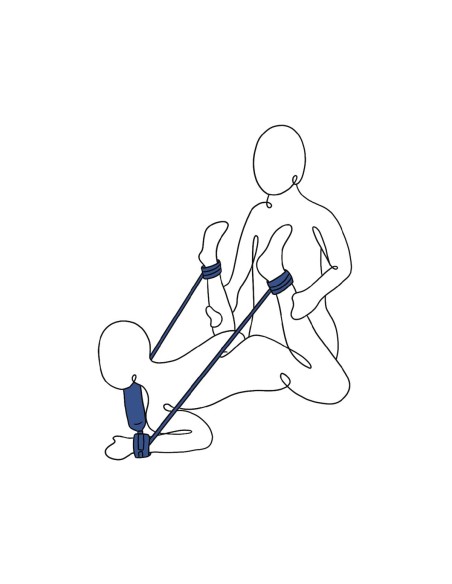Kit de Bondage Cordage Réglable Sportsheets Pivot