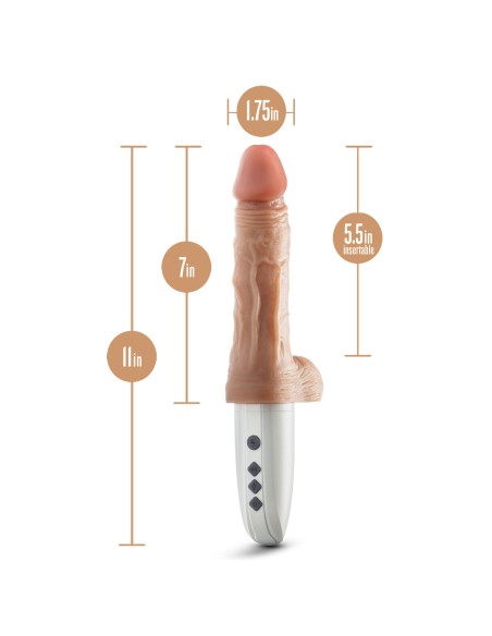 Gode réaliste Blush Dr Skin Silicone Ø 3,6 cm (13,9 cm)