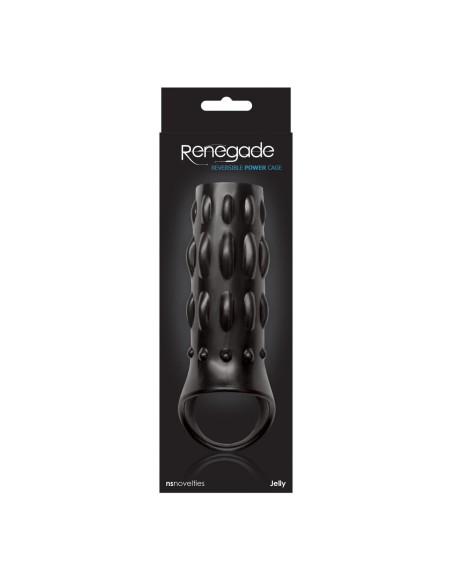 Manchon de pénis NS Novelties Renegade Noir Ø 4,4 cm