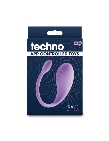 Œufs vibromasseur NS Novelties Techno Rave Violet