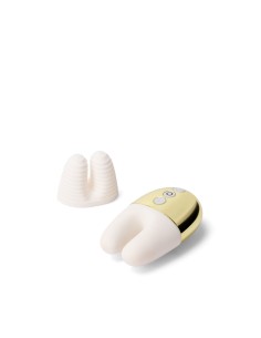 Vibration de Stimulation Double Le Wand Blanc