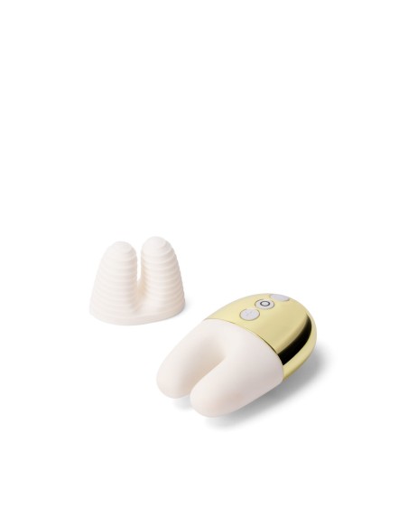 Vibration de Stimulation Double Le Wand Blanc