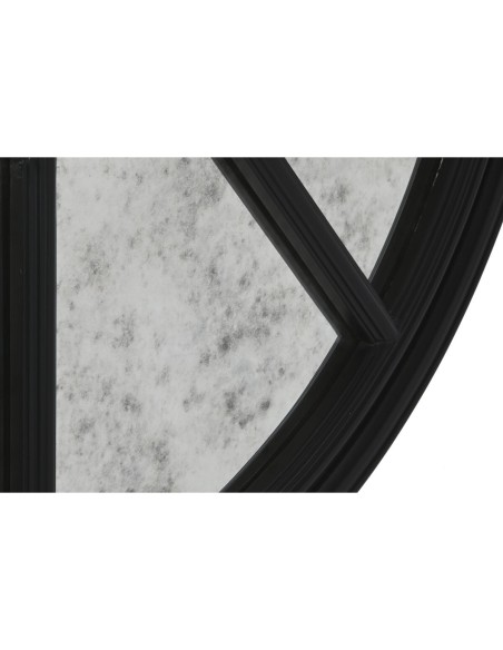 Miroir mural Home ESPRIT Noir Finition vieillie 100 x 5 x 100 cm