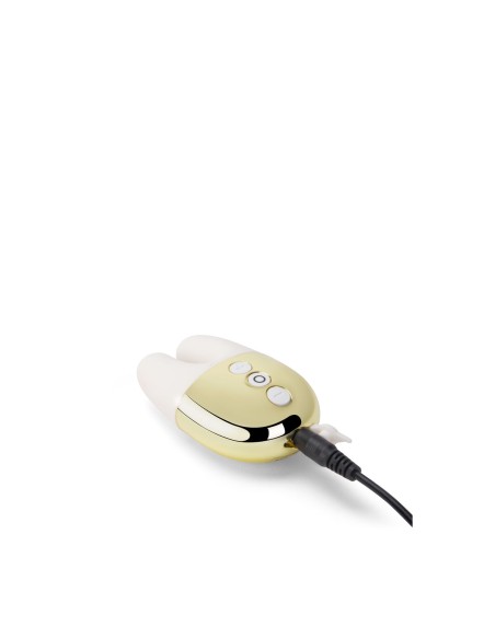 Vibration de Stimulation Double Le Wand Blanc