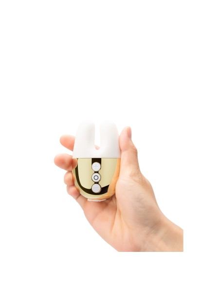 Vibration de Stimulation Double Le Wand Blanc