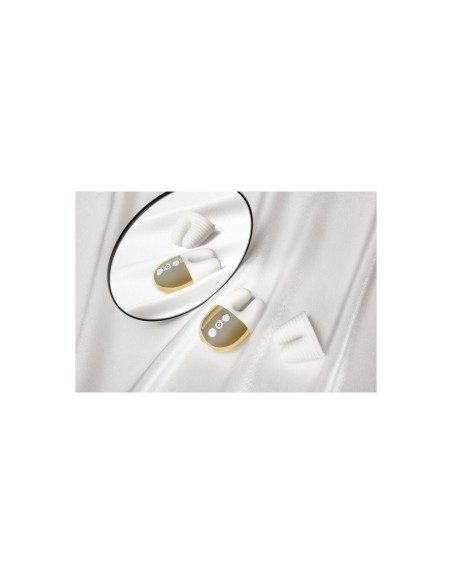 Vibration de Stimulation Double Le Wand Blanc