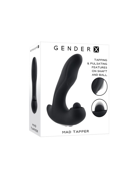 Vibrateur G-Spot Gender X Mad Tapper Noir