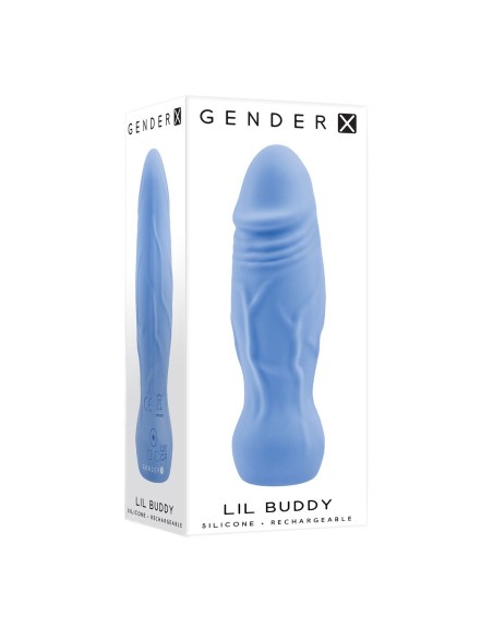 Mini Vibromasseur Gender X Lil Buddy Bleu