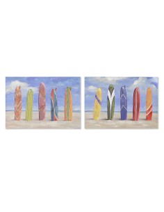 Cadre Home ESPRIT Surf 100 x 3 x 70 cm (2 Unités)