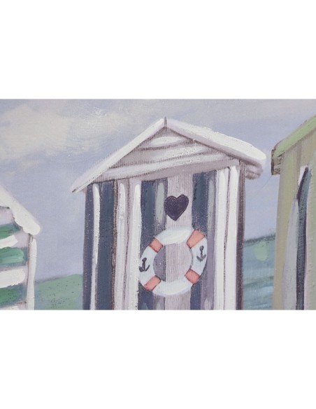 Cadre Home ESPRIT Plage méditerranéen 120 x 3 x 60 cm (2 Unités)