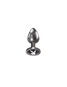 Plug Anal Playboy Argenté (6,3 cm)
