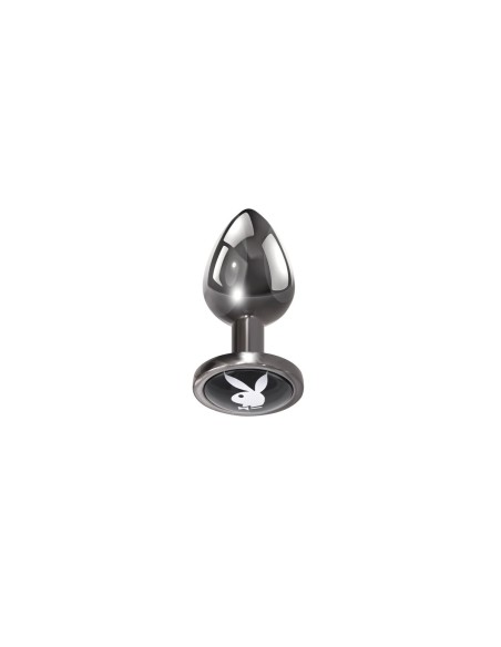 Plug Anal Playboy Argenté (6,3 cm)