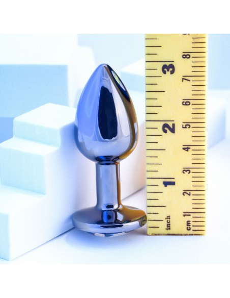 Plug Anal Playboy Argenté (6,3 cm)