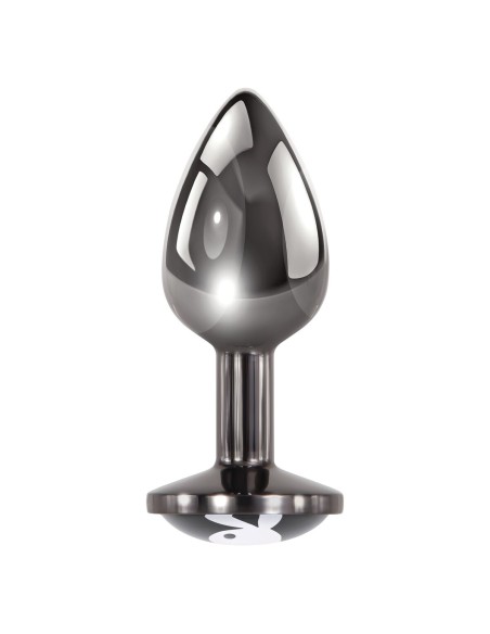 Plug Anal Playboy Argenté (6,3 cm)
