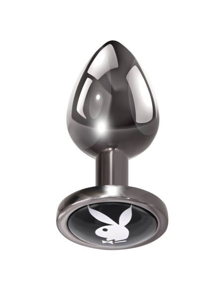 Plug Anal Playboy Argenté (6,3 cm)