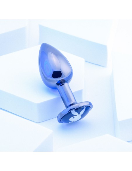 Plug Anal Playboy Argenté (6,3 cm)