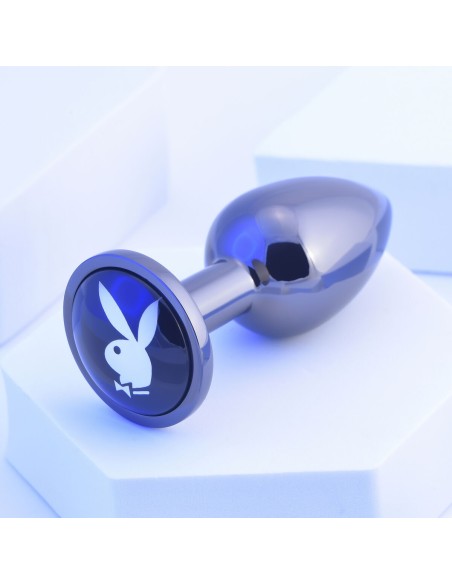 Plug Anal Playboy Argenté (6,3 cm)