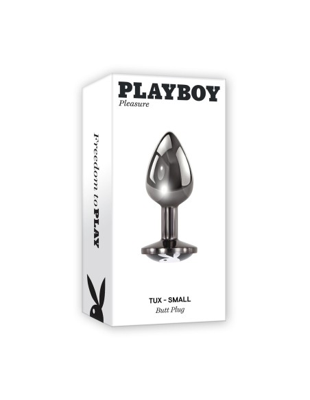 Plug Anal Playboy Argenté (6,3 cm)
