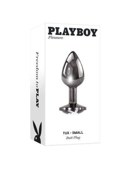 Plug Anal Playboy Argenté (6,3 cm)