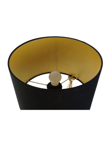 Lampe de bureau Home ESPRIT Noir Doré Résine 50 W 220 V 31 x 28 x 50 cm (2 Unités)