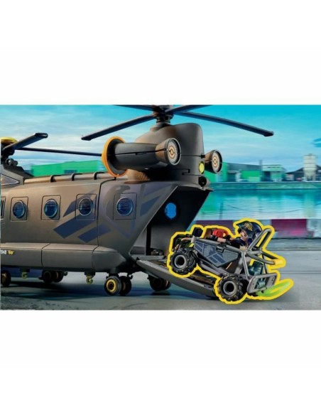 Ensemble de jouets Playmobil Police Plane City Action Plastique
