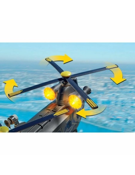 Ensemble de jouets Playmobil Police Plane City Action Plastique