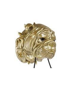 Applique Home ESPRIT Doré Résine 50 W Moderne Bulldog 220 V 25 x 23 x 29 cm 2