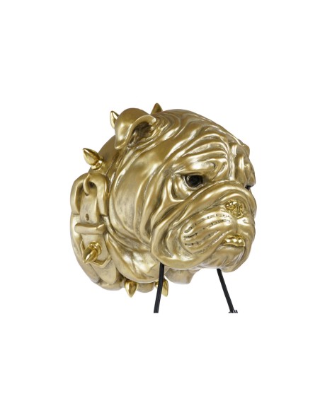 Applique Home ESPRIT Doré Résine 50 W Moderne Bulldog 220 V 25 x 23 x 29 cm