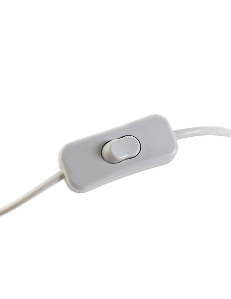 Lampe de bureau DKD Home Decor Blanc Multicouleur Aluminium Verre 40 W 220 V 15 x 15 x 18 cm