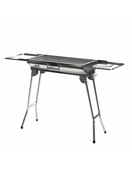 Barbecue au Charbon de Bois Pliable en Acier Inoxydable ExelQ InnovaGoods Acier inoxydable (Reconditionné B)