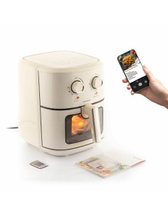 Friteuse à Air InnovaGoods Crème 1700 W 6,5 L Acier inoxydable (Reconditionné A)