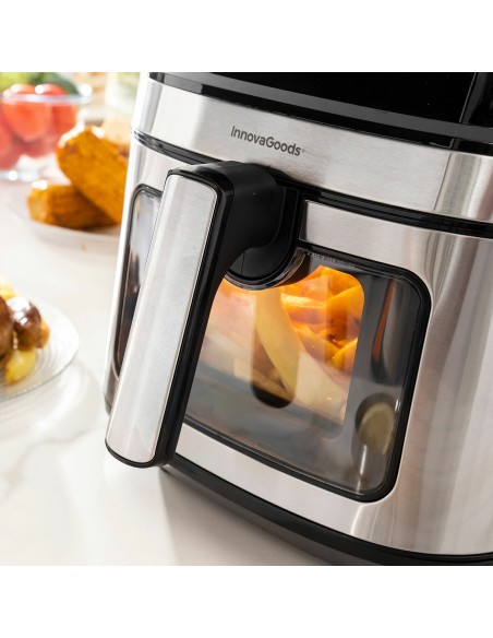 Friteuse à Air InnovaGoods Noir 1700 W 6,5 L Acier inoxydable (Reconditionné C)