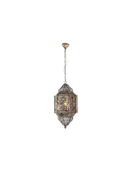 Suspension Home ESPRIT Multicouleur Doré Métal 50 W 29 x 26 x 105 cm