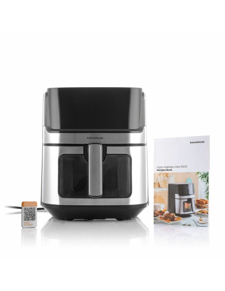 Friteuse à Air InnovaGoods Noir 1700 W 6,5 L Acier inoxydable (Reconditionné C)