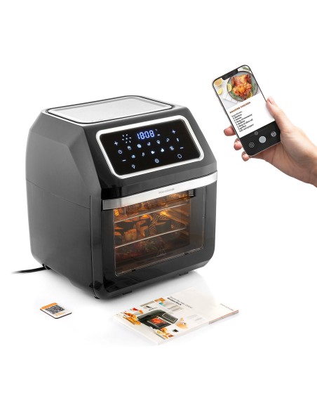 Friteuse à Air InnovaGoods Noir 1800 W 12 L Acier inoxydable (Reconditionné A)