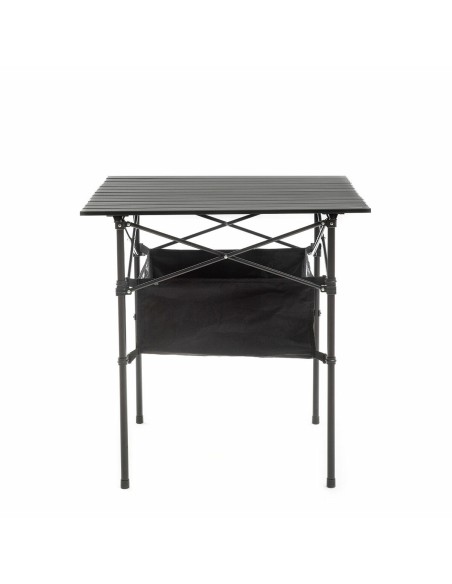Table de Camping Pliante avec Panier et Housse Folble InnovaGoods NA Noir (Reconditionné B)