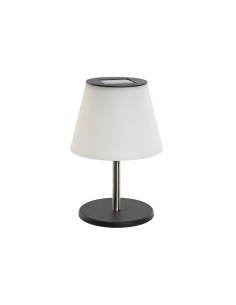 Lampe de bureau Home ESPRIT Blanc Noir PVC Acier inoxydable Aluminium 18 x 18 x 26,5 cm