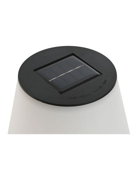 Lampe de bureau Home ESPRIT Blanc Noir PVC Acier inoxydable Aluminium 18 x 18 x 26,5 cm