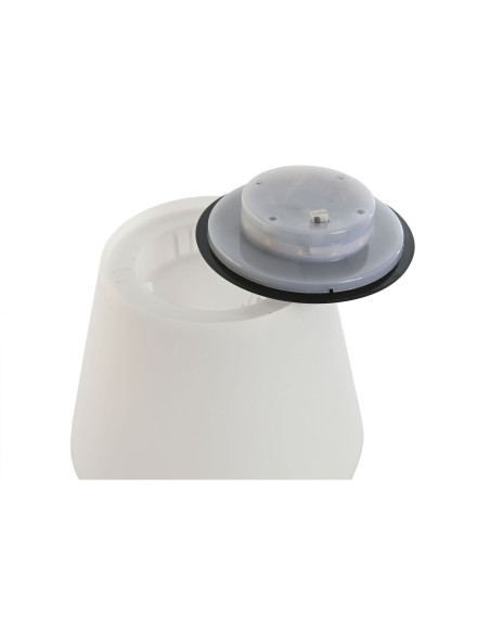 Lampe de bureau Home ESPRIT Blanc Noir PVC Acier inoxydable Aluminium 18 x 18 x 26,5 cm