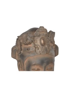Figurine Décorative Home ESPRIT Marron Noir Buda Oriental 15 x 18 x 38 cm 2