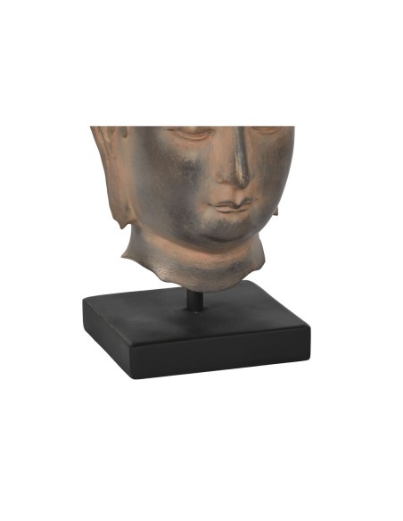 Figurine Décorative Home ESPRIT Marron Noir Buda Oriental 15 x 18 x 38 cm
