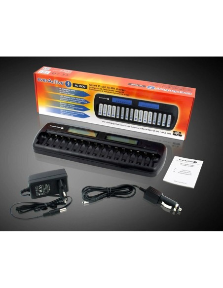 Chargeur de batterie EverActive NC-1600