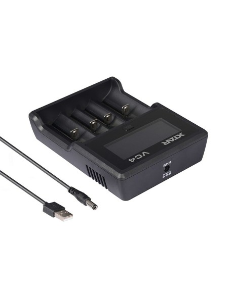 Chargeur de batterie Xtar VC4 Piles x 4