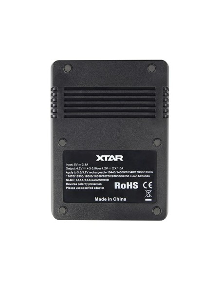 Chargeur de batterie Xtar VC4 Piles x 4