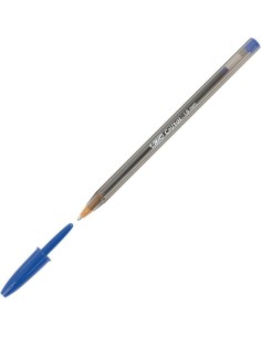 Crayon Bic Cristal Large Bleu 1,6 mm 0,42 mm 50 Pièces